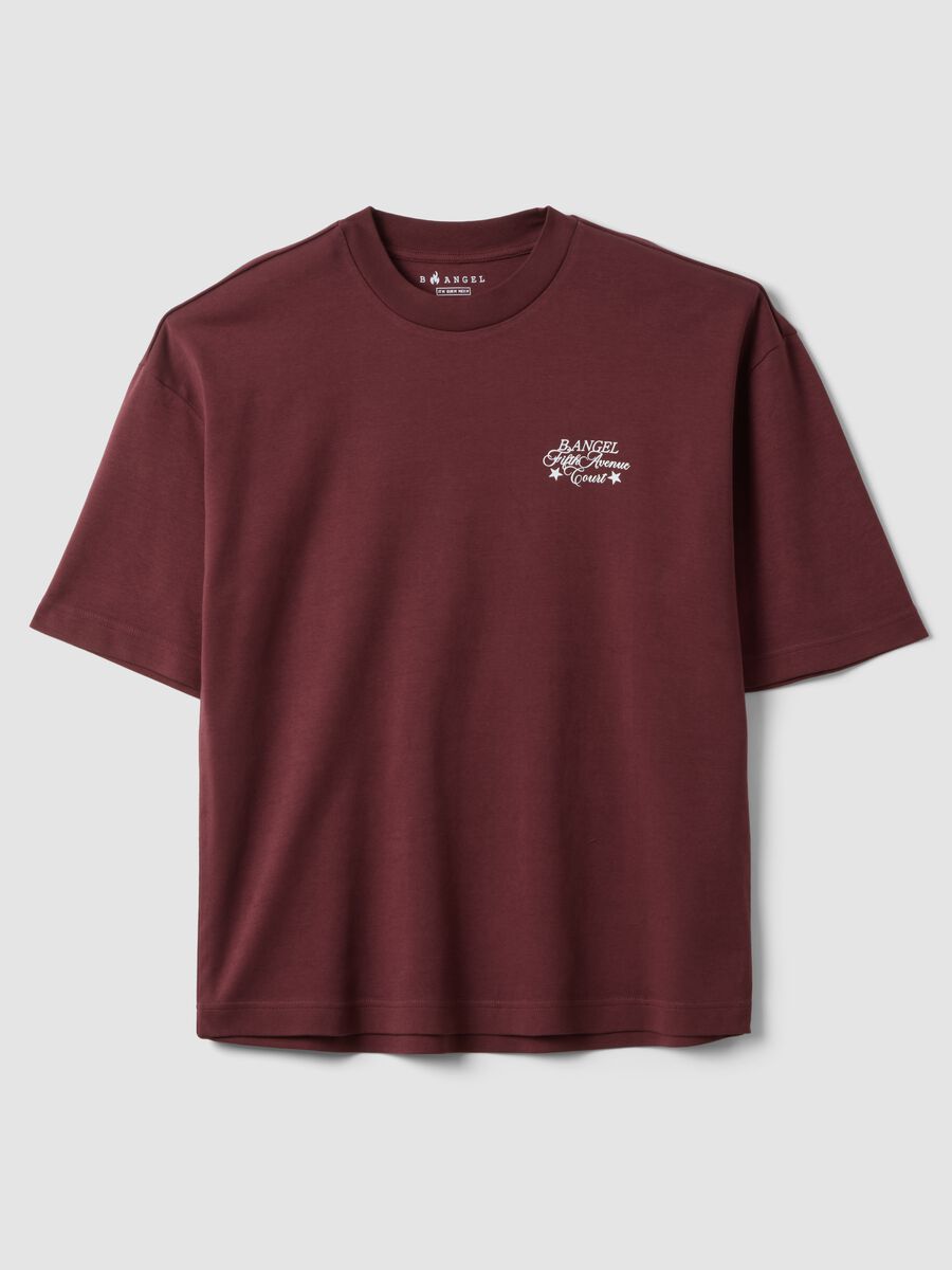 &Kappa;ό&kappa;&kappa;&iota;&nu;&omicron; cropped T-shirt &alpha;&pi;ό 100% &beta;&alpha;&mu;&beta;ά&kappa;&iota; &mu;&epsilon; &sigma;&tau;ά&mu;&pi;&alpha;, boxy fit_0