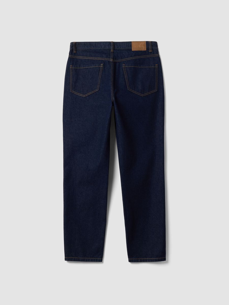 Pure cotton denim jeans, regular tapered fit_1