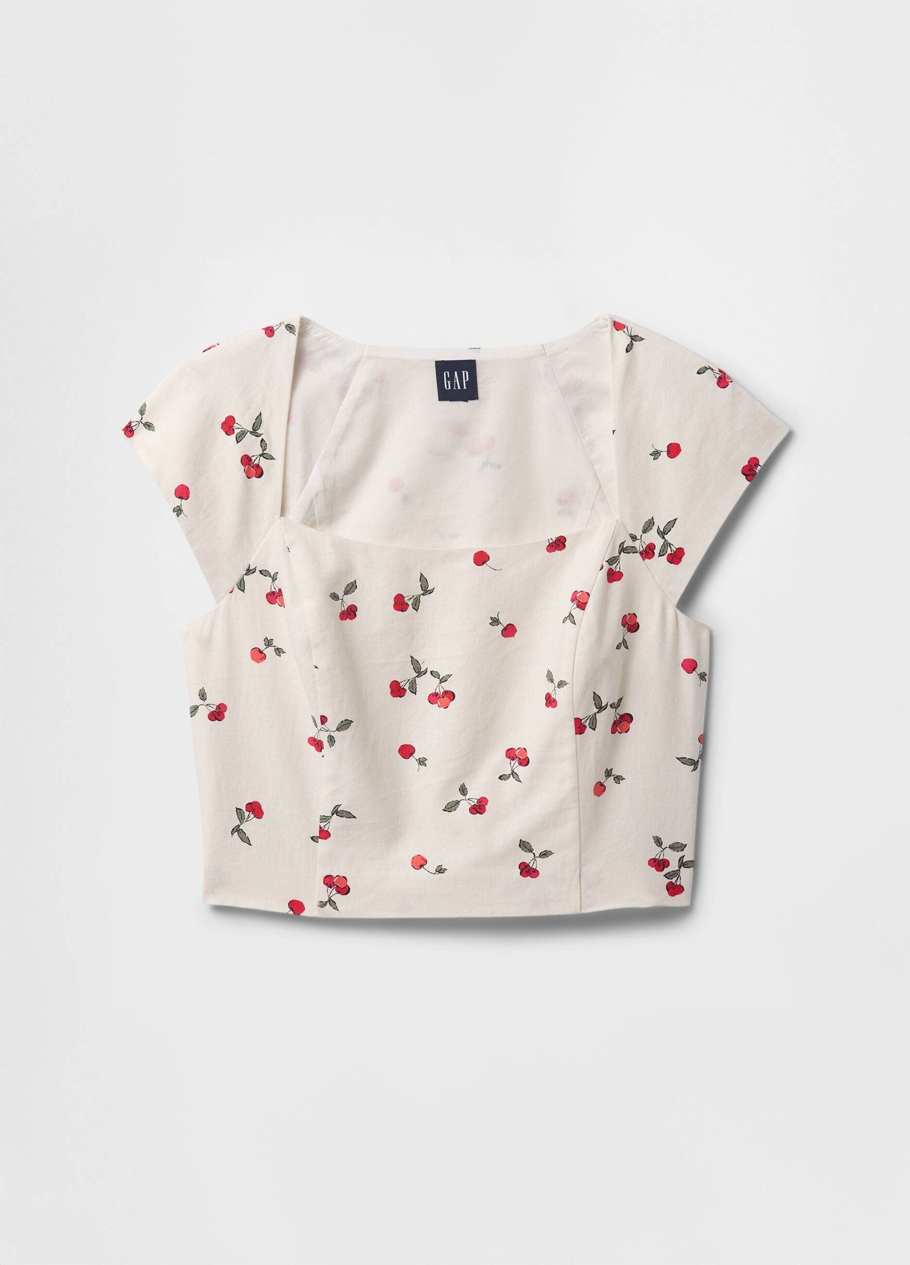 Blouse courte fleurie Gap