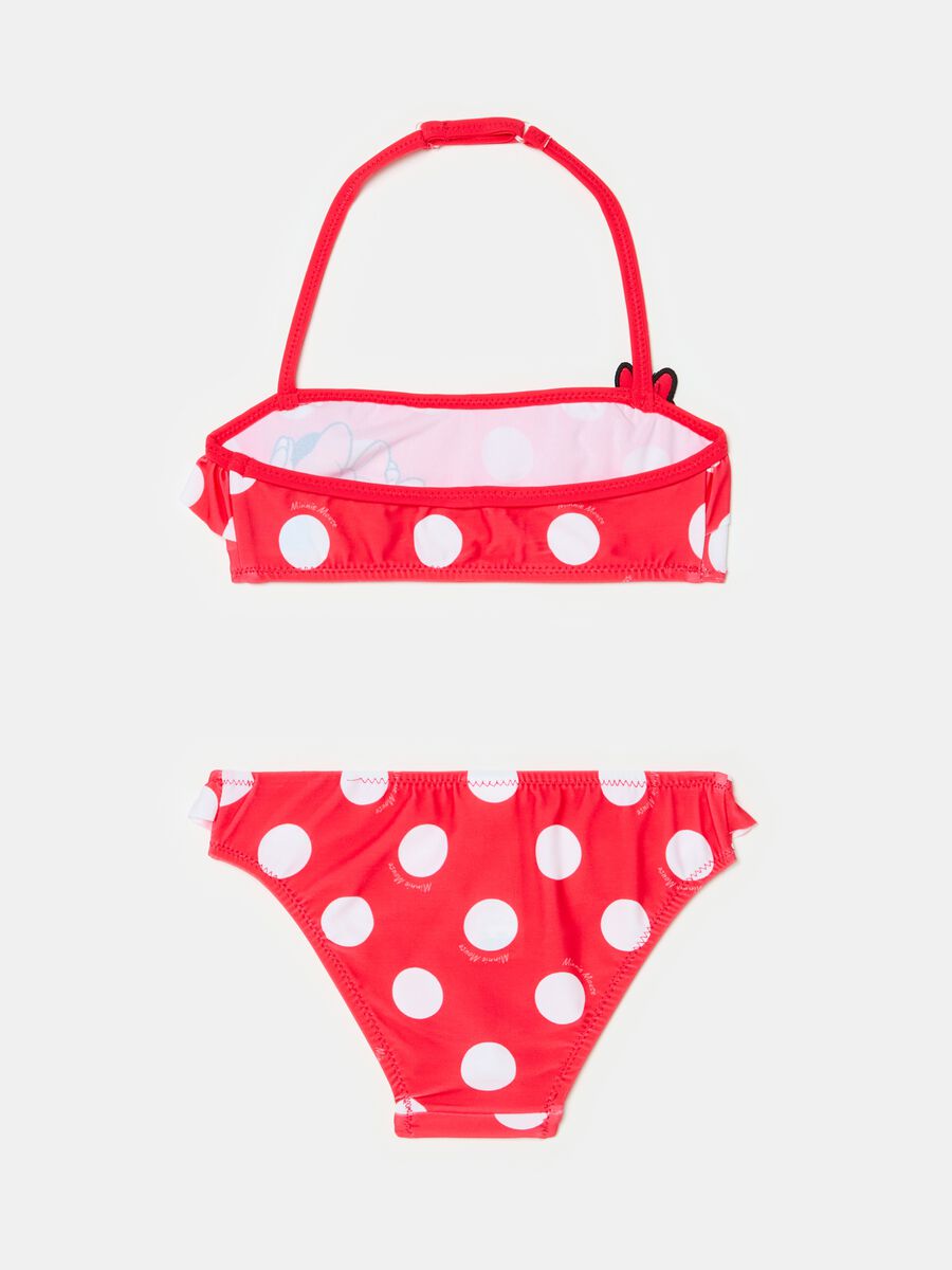 Bikini with polka dots pattern and Minnie Mouse print_1