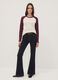 White long-sleeve pure cotton T-shirt_1