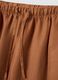 Brown wide-leg linen and viscose-blend trousers_1