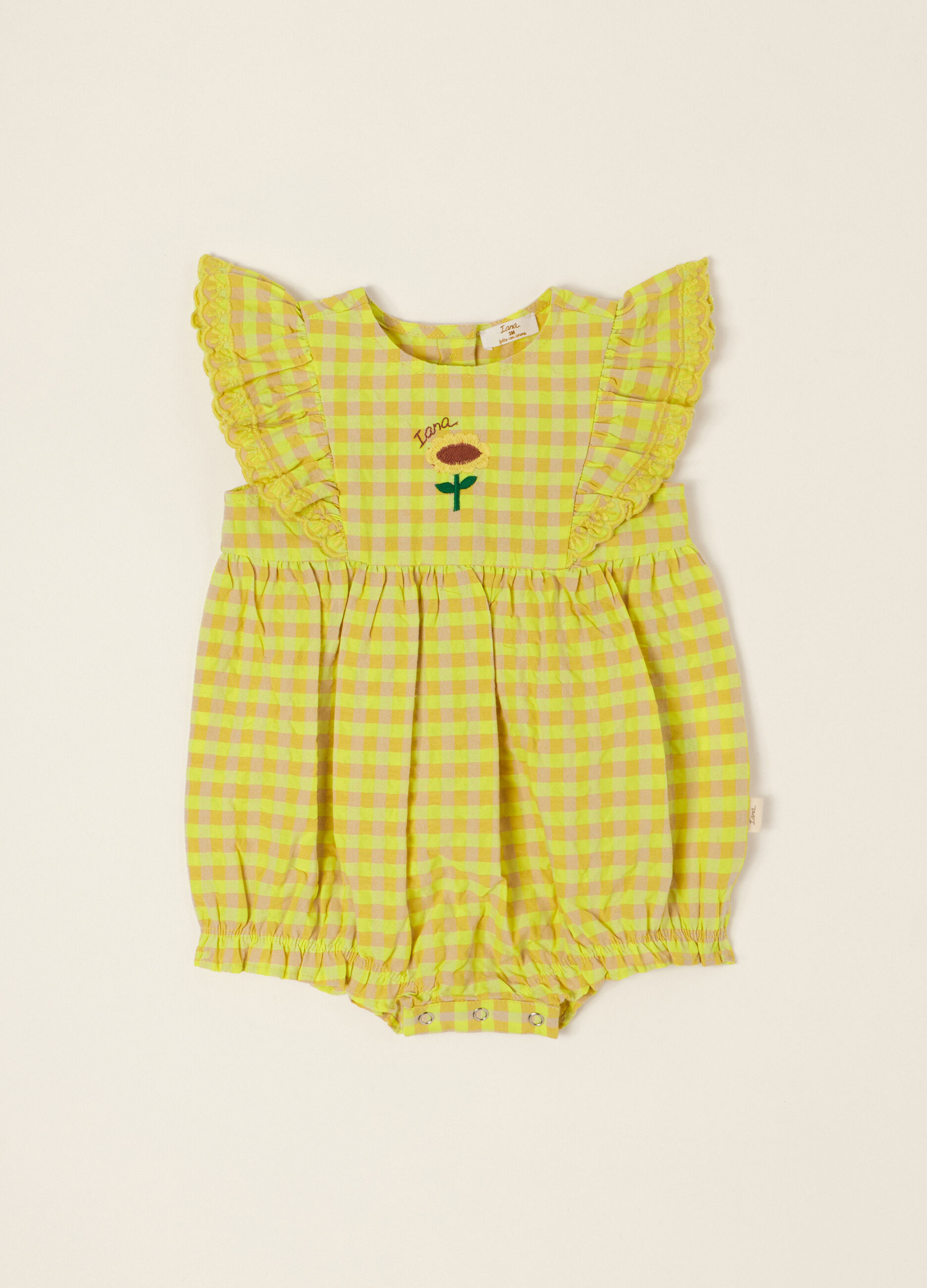 IANA Baby-M&auml;dchen-Strampler aus Baumwollmischung