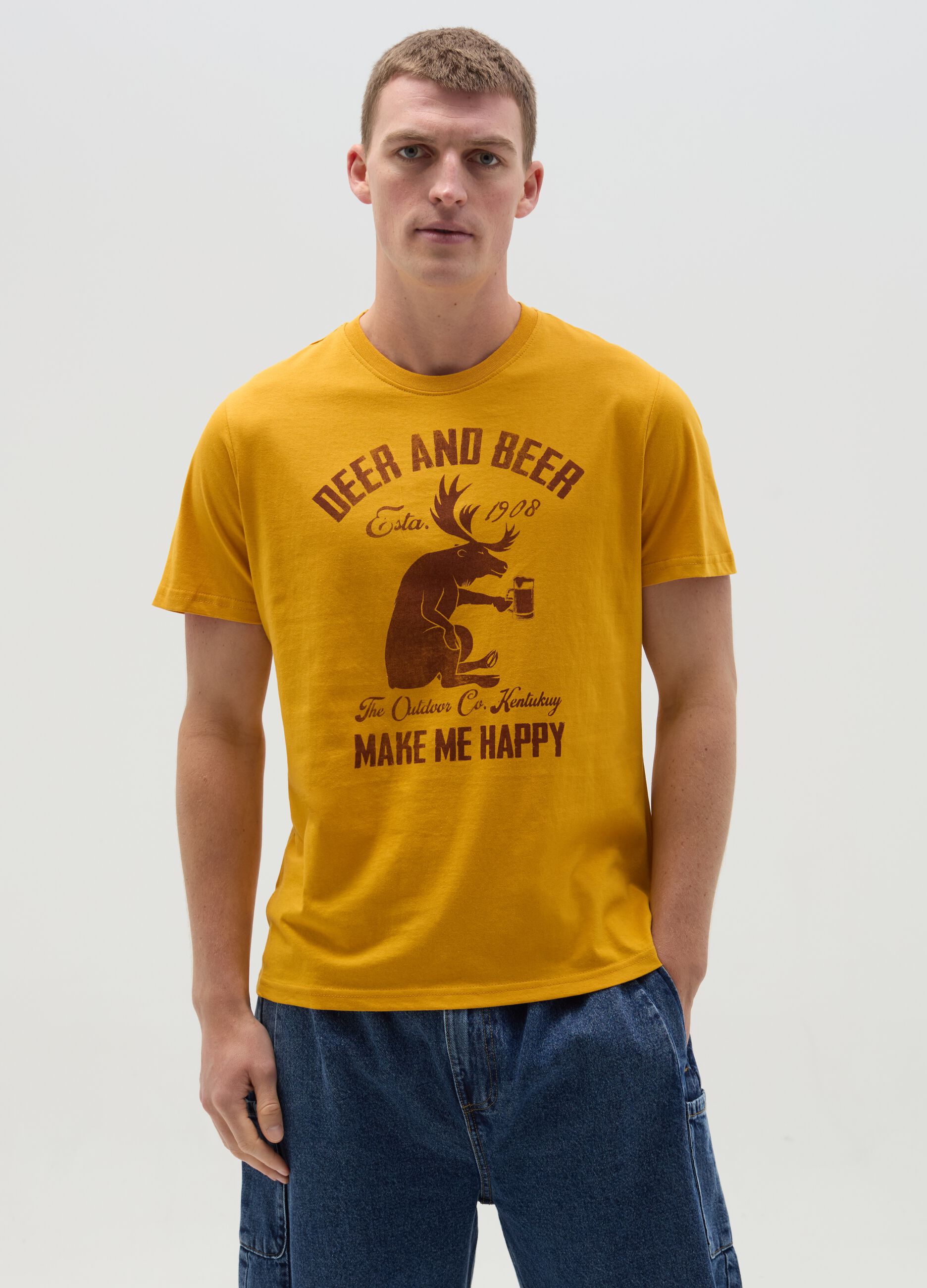 T-shirt with Kentucky print