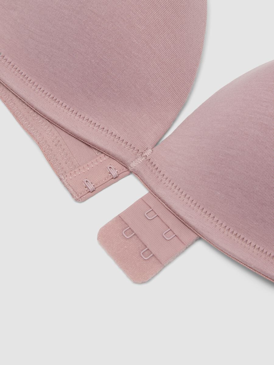 Purple padded organic cotton bra_5