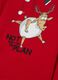 Red pure cotton regular fit kid's t-shirt with reindeer_2