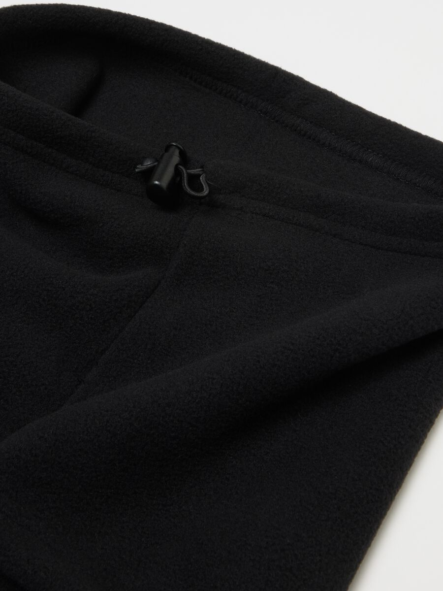Black fleece neck warmer_1