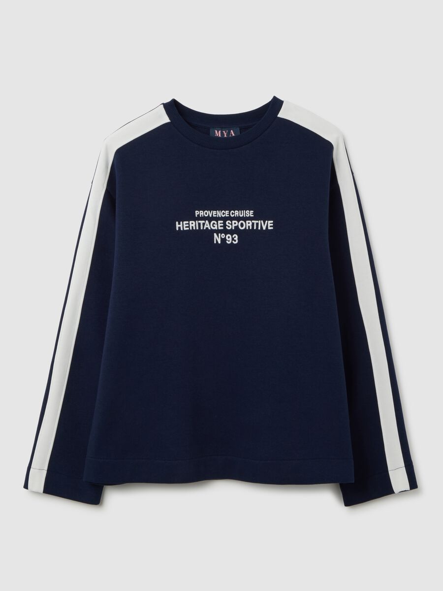 Multicoloured cotton blend sweatshirt with print_4