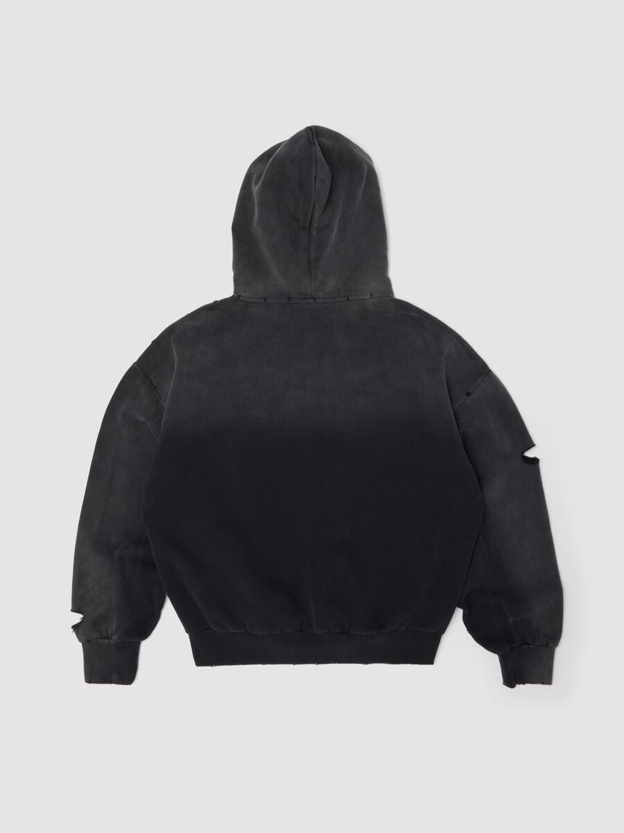 Full-zip Hoodie Sunfaded Black_5