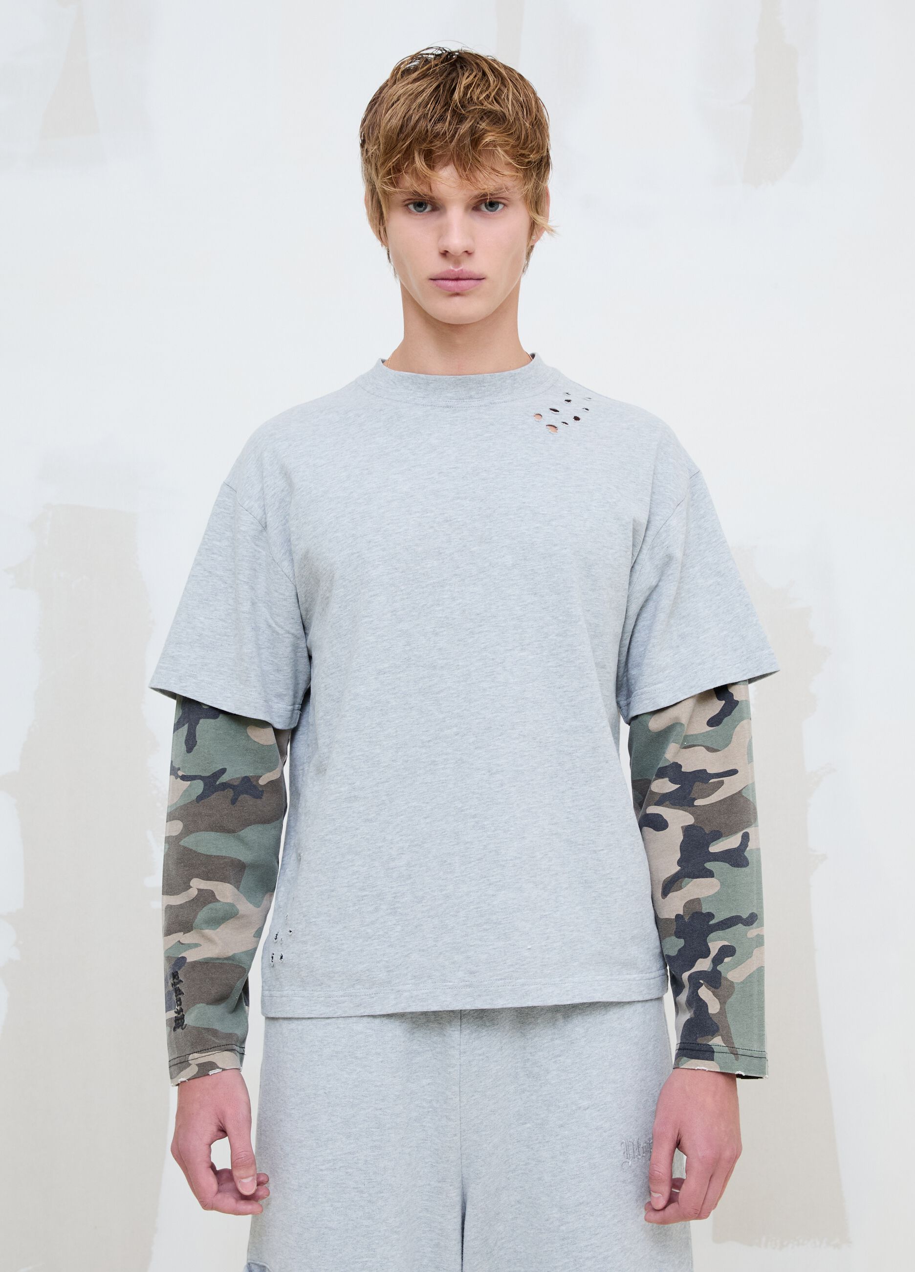Double Longsleeve Grey & Camo