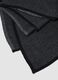 Grey and black knitted wool-blend scarf_2