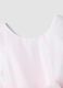 Girls&rsquo; sleeveless pink dress with waist bow_3