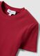 Rotes, geripptes Fitted-T-Shirt aus Stretch-Baumwolle_5