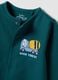 2-pack blue and green organic cotton sleepsuits_2