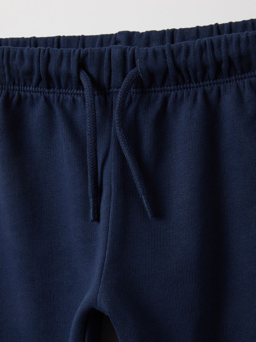 Pure cotton blue trousers regular fit for children_2