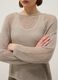 Beiger Pullover aus Viskose-Mischung im Regular Fit mit Strickstruktur_3