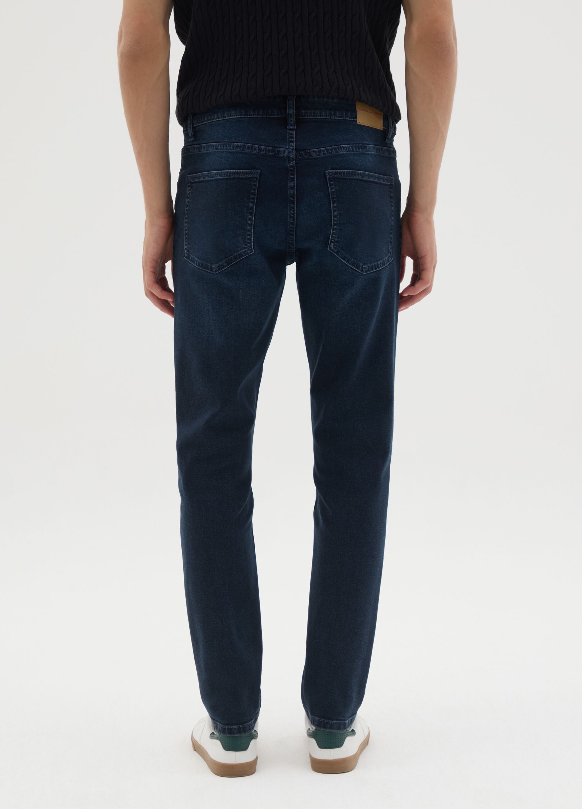 Blue Skinny Fit Denim Jeans