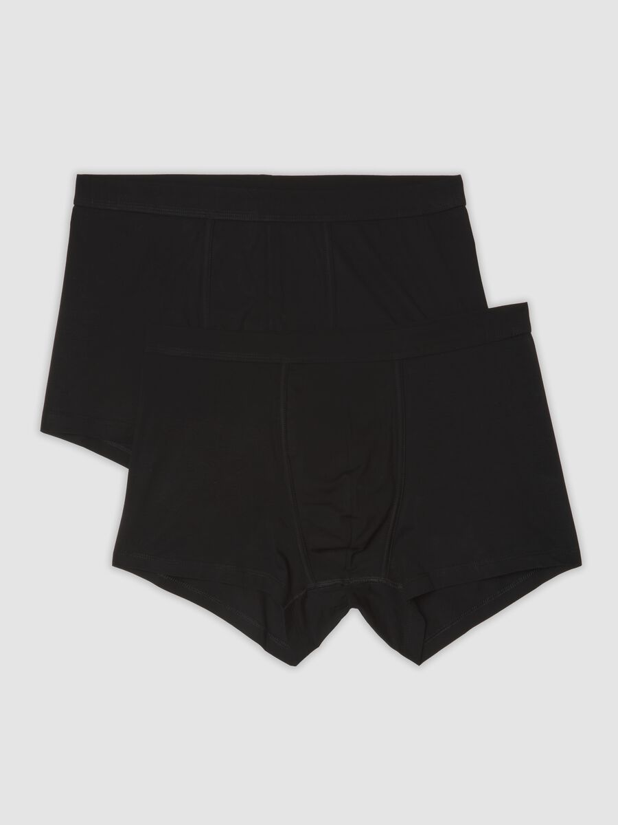 2-pack of black stretch mercerised cotton boxers_0