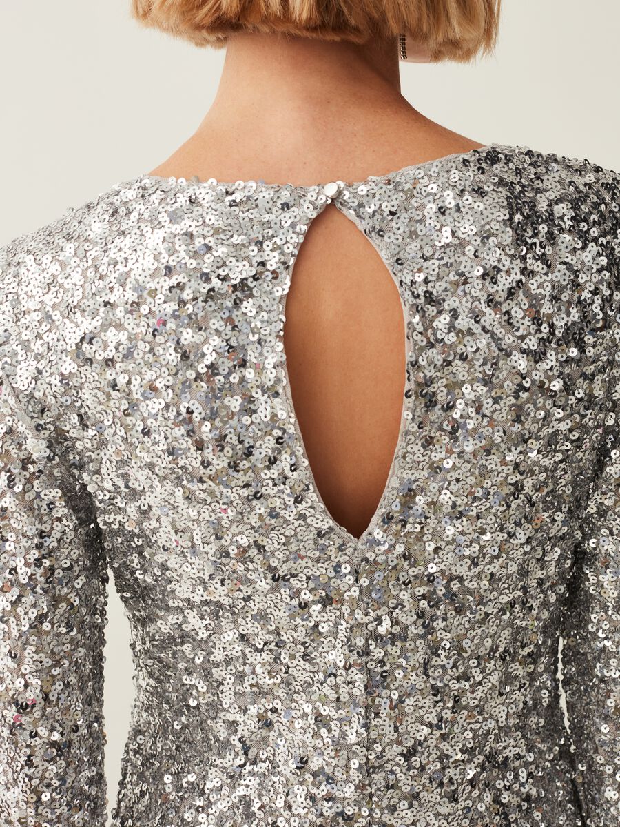 Short dress with sequins_3