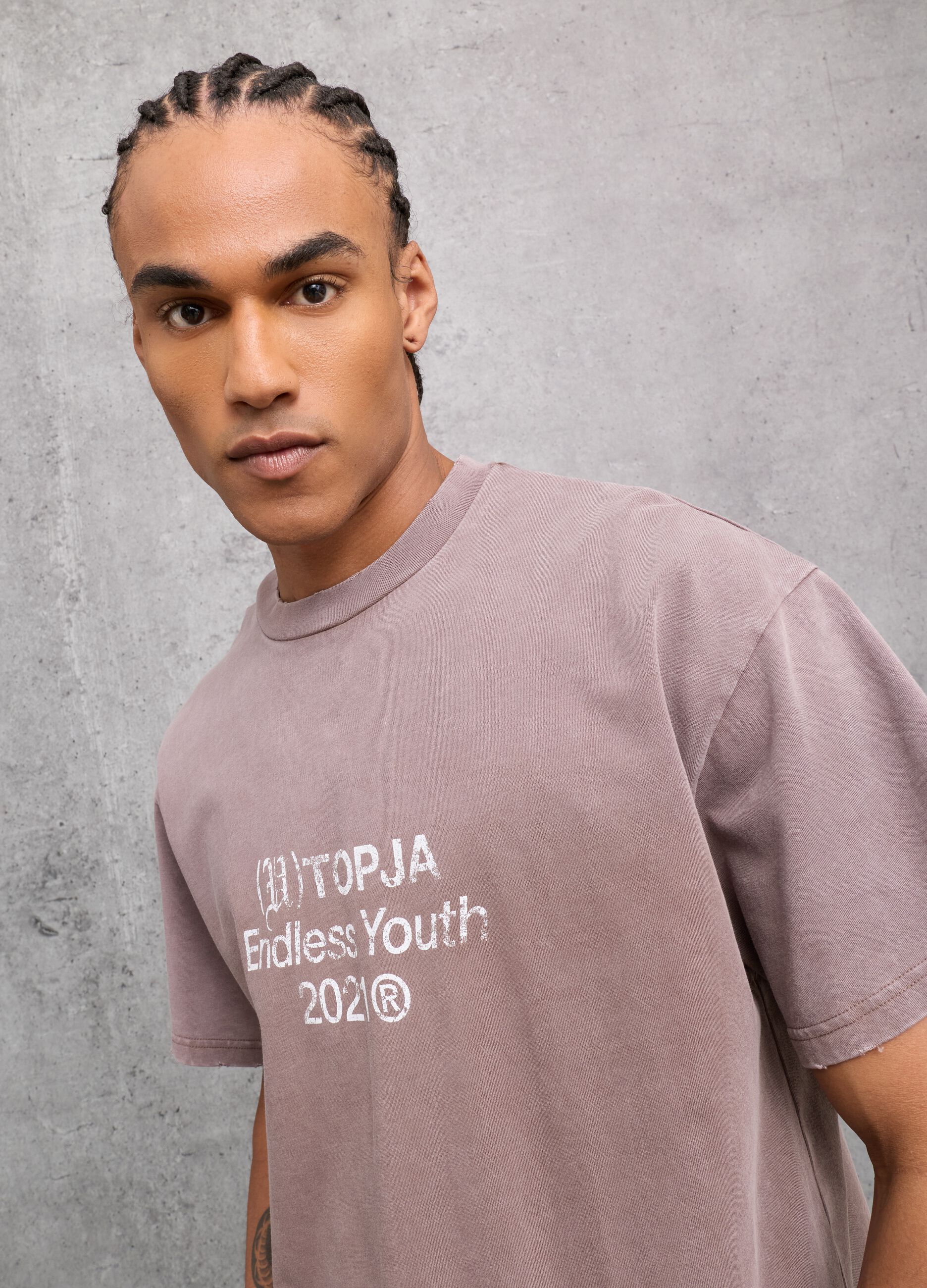 Sunfaded Oversized T-shirt &ndash; Mocha