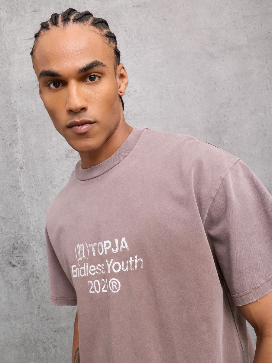 Sunfaded Oversized T-shirt &ndash; Mocha_3