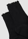 2er-Pack schwarze Socken aus elastischer Bio-Baumwolle mit Muschelsaum_1