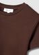 Brown pure cotton regular fit T-shirt_5