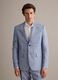 Blazer azzurro in puro lino slim fit_0