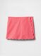 Rosa Skort mit gewellten Kanten_2