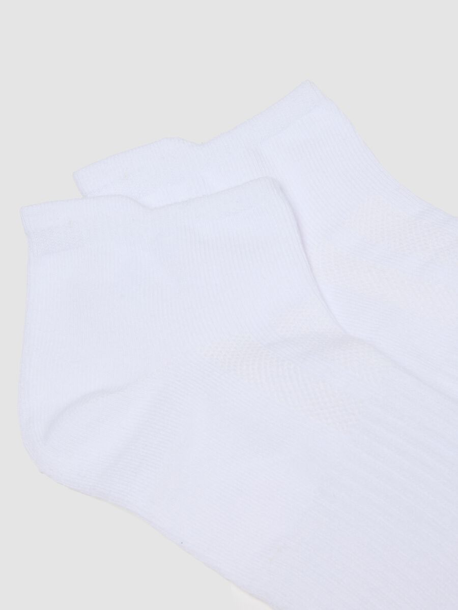 3-pack of white organic cotton-blend ankle sports socks_2