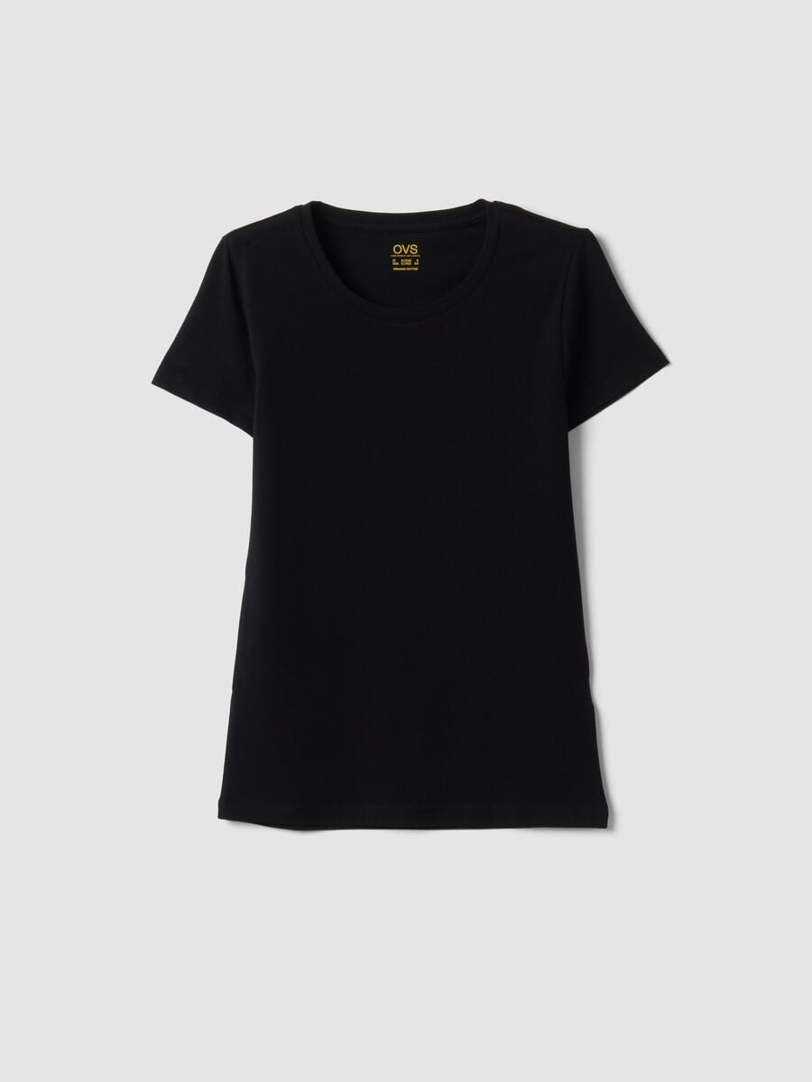 &Mu;&alpha;ύ&rho;&omicron; &kappa;&omicron;&nu;&tau;&omicron;&mu;ά&nu;&iota;&kappa;&omicron; T-shirt &alpha;&pi;ό &epsilon;&lambda;&alpha;&sigma;&tau;&iota;&kappa;ό &omicron;&rho;&gamma;&alpha;&nu;&iota;&kappa;ό &beta;&alpha;&mu;&beta;ά&kappa;&iota; &mu;&epsilon; &sigma;&tau;&rho;&omicron;&gamma;&gamma;&upsilon;&lambda;ή &lambda;&alpha;&iota;&mu;ό&kappa;&omicron;&psi;&eta;_4