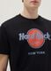 &Mu;&alpha;ύ&rho;&omicron; T-shirt &alpha;&pi;ό &kappa;&alpha;&theta;&alpha;&rho;ό &beta;&alpha;&mu;&beta;ά&kappa;&iota; regular fit &mu;&epsilon; &lambda;&omicron;&gamma;ό&tau;&upsilon;&pi;&omicron; Hard Rock Cafe_3