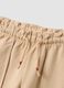 Light brown stretch cotton set with cute animal print_2