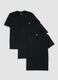 3-pack of blue organic cotton V-neck T-shirts_4
