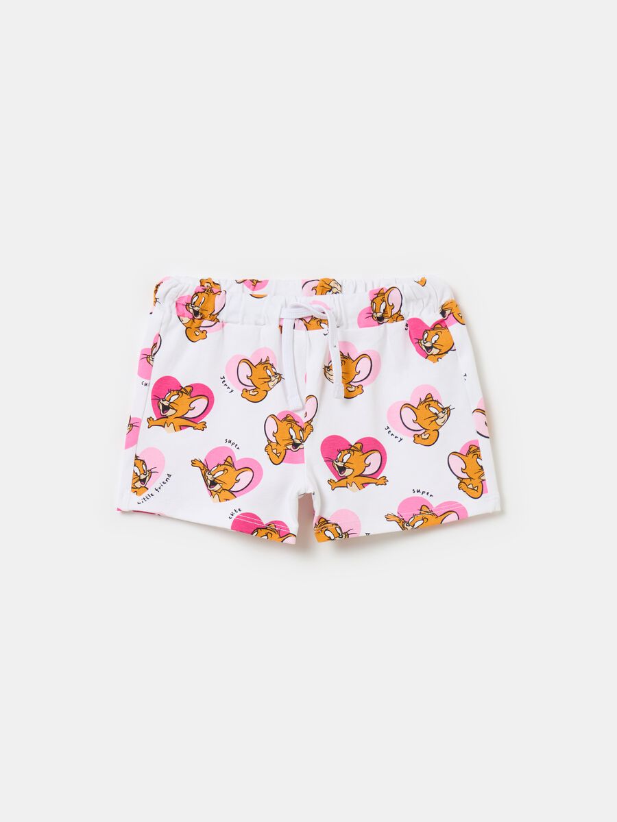 Shorts with drawstring and Tom & Jerry print_0