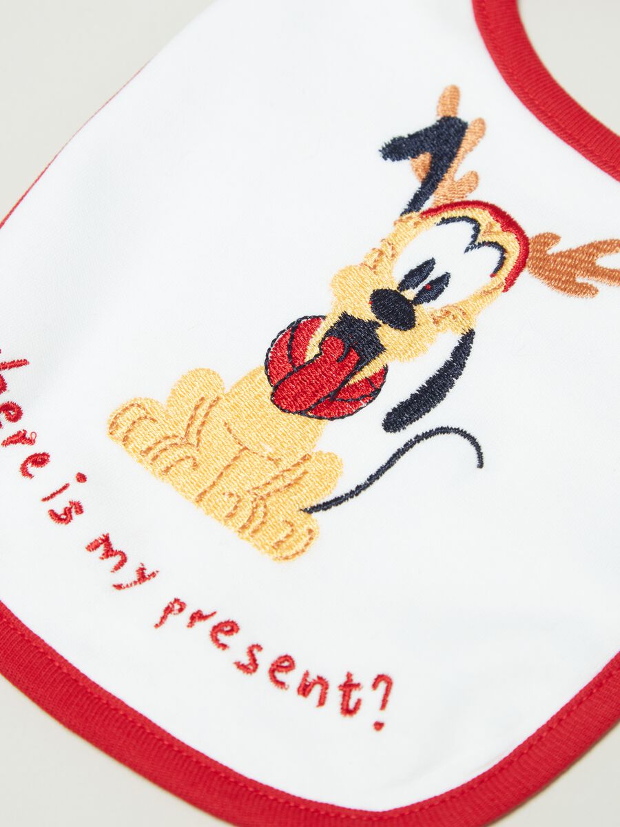Bib with Christmas Pluto embroidery_2