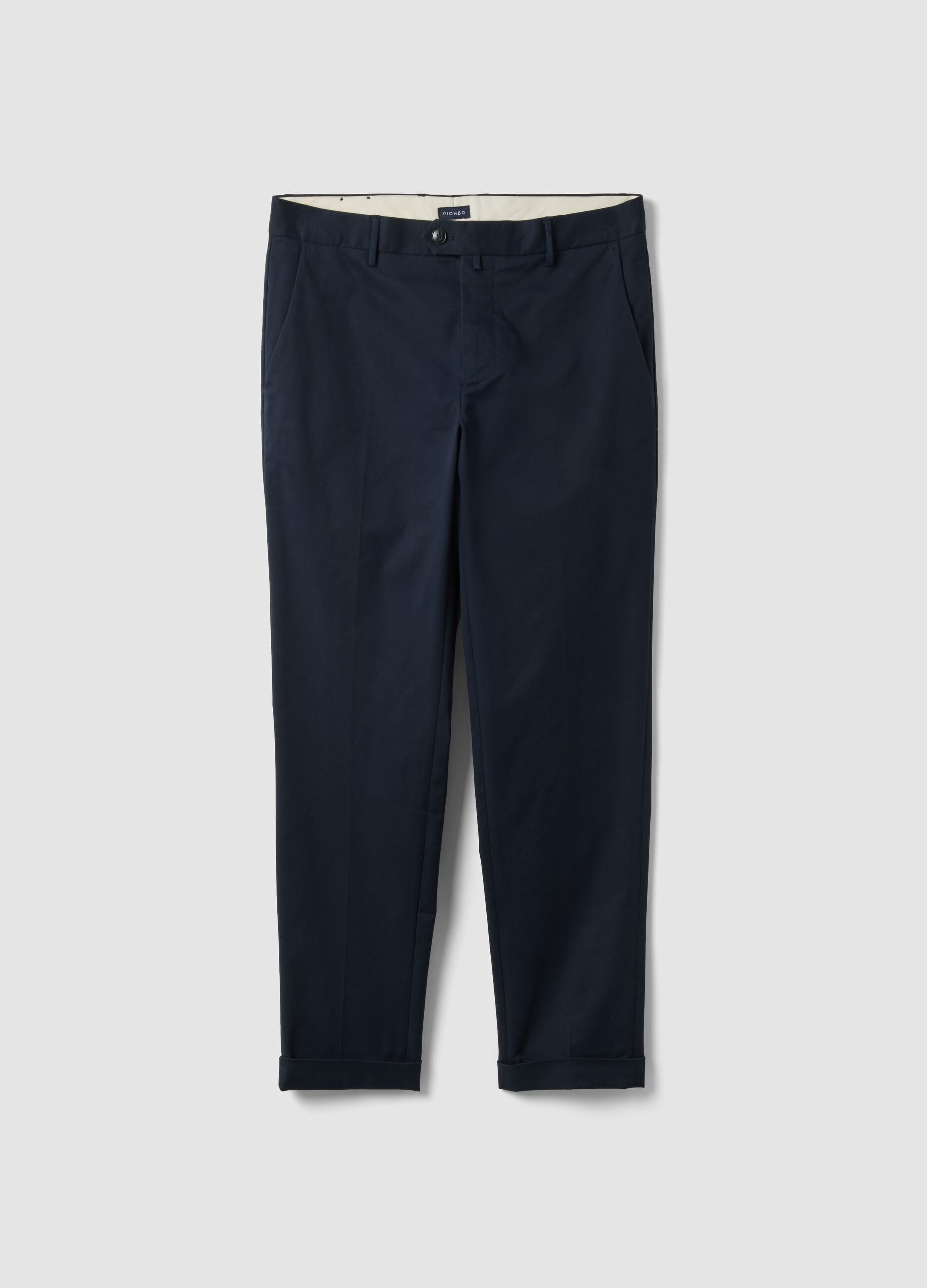 &Mu;&pi;&lambda;&epsilon; chino &pi;&alpha;&nu;&tau;&epsilon;&lambda;ό&nu;&iota; &alpha;&pi;ό &epsilon;&lambda;&alpha;&sigma;&tau;&iota;&kappa;ό &beta;&alpha;&mu;&beta;&alpha;&kappa;&epsilon;&rho;ό twill, regular fit