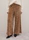 Beige Palazzo Trousers with Sequins_1