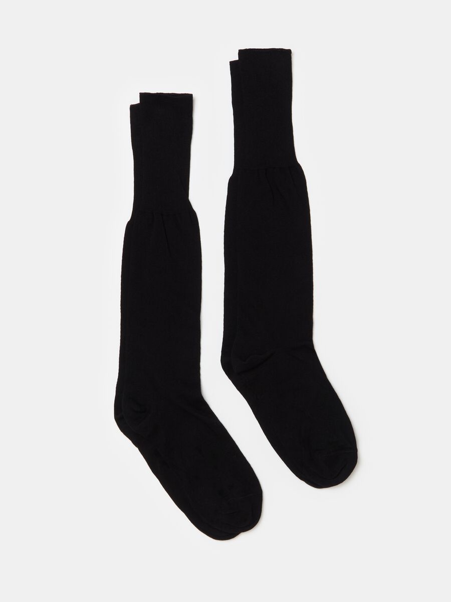 Pack dos calcetines largos de algodón orgánico_0