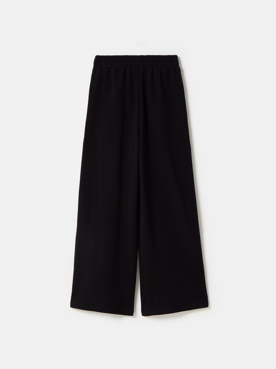 Joggers wide leg in French Terry_4