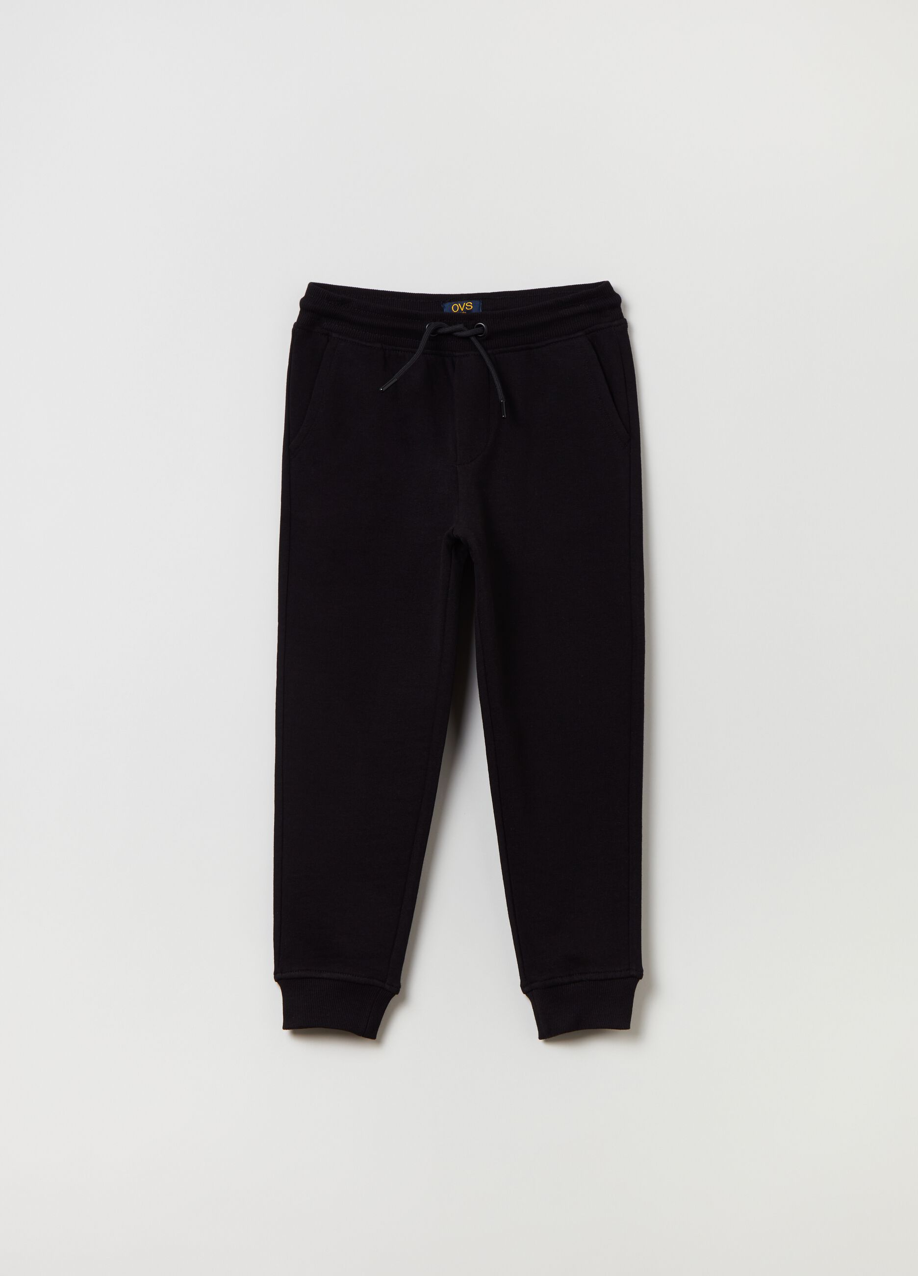 Fitness joggers in cotton with drawstring