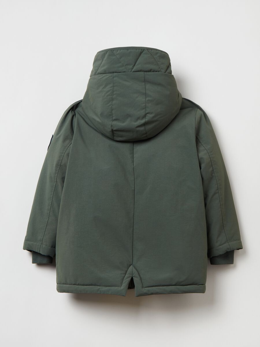 Parka with hood with sherpa lining_4