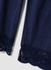 Blue pyjama trousers in cotton, lyocell and stretch wool_5