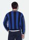 Blue and black pure cotton polo-collar top with oversized fit_2