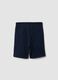 Boys&rsquo; blue pure cotton shorts, relaxed fit_1