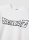 White pure cotton regular fit T-shirt with Dragon Ball print_5