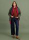 Pink fringed scarf_3