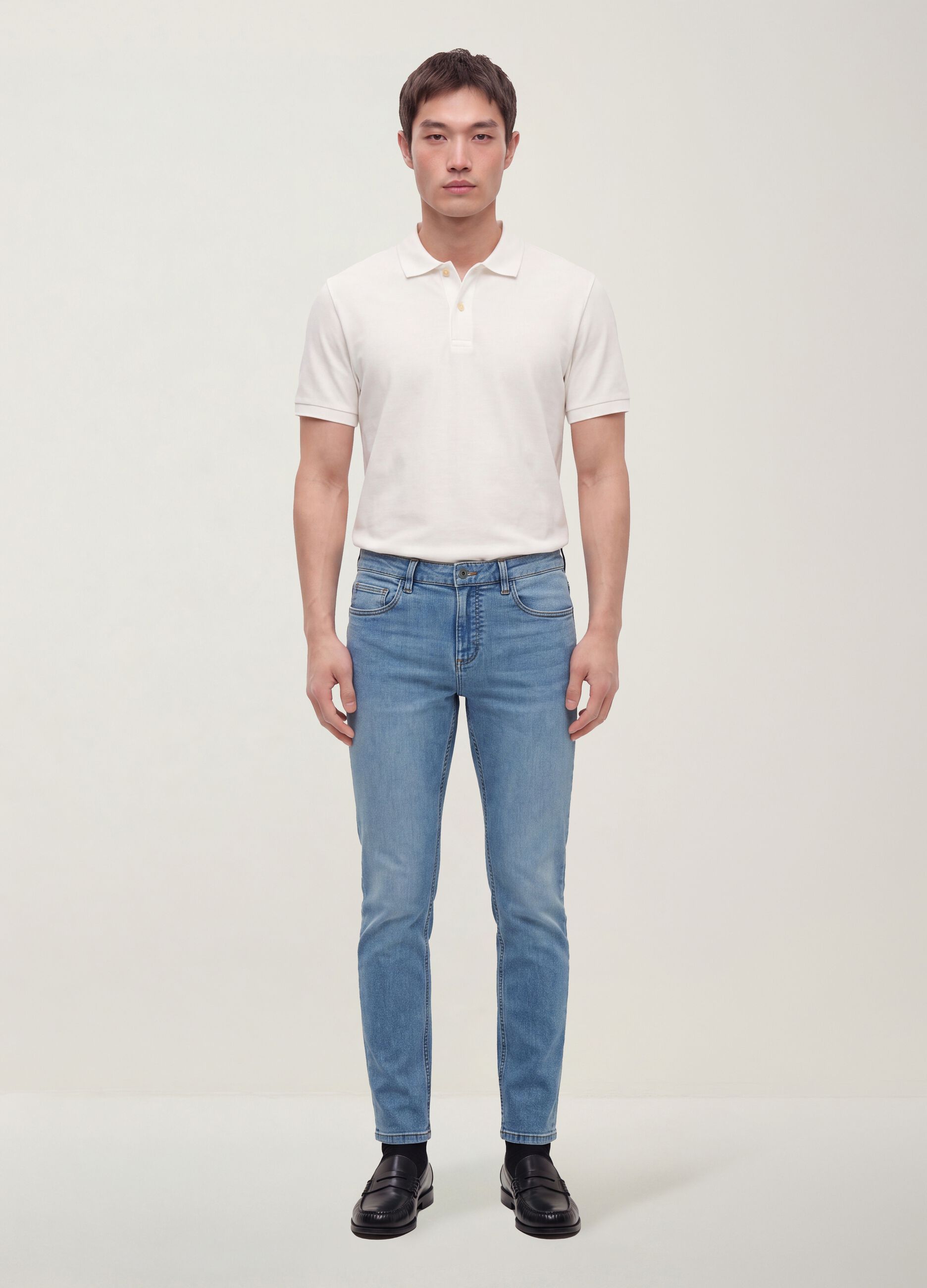 Skinny Fit Jeans aus Stretch-Baumwolldenim