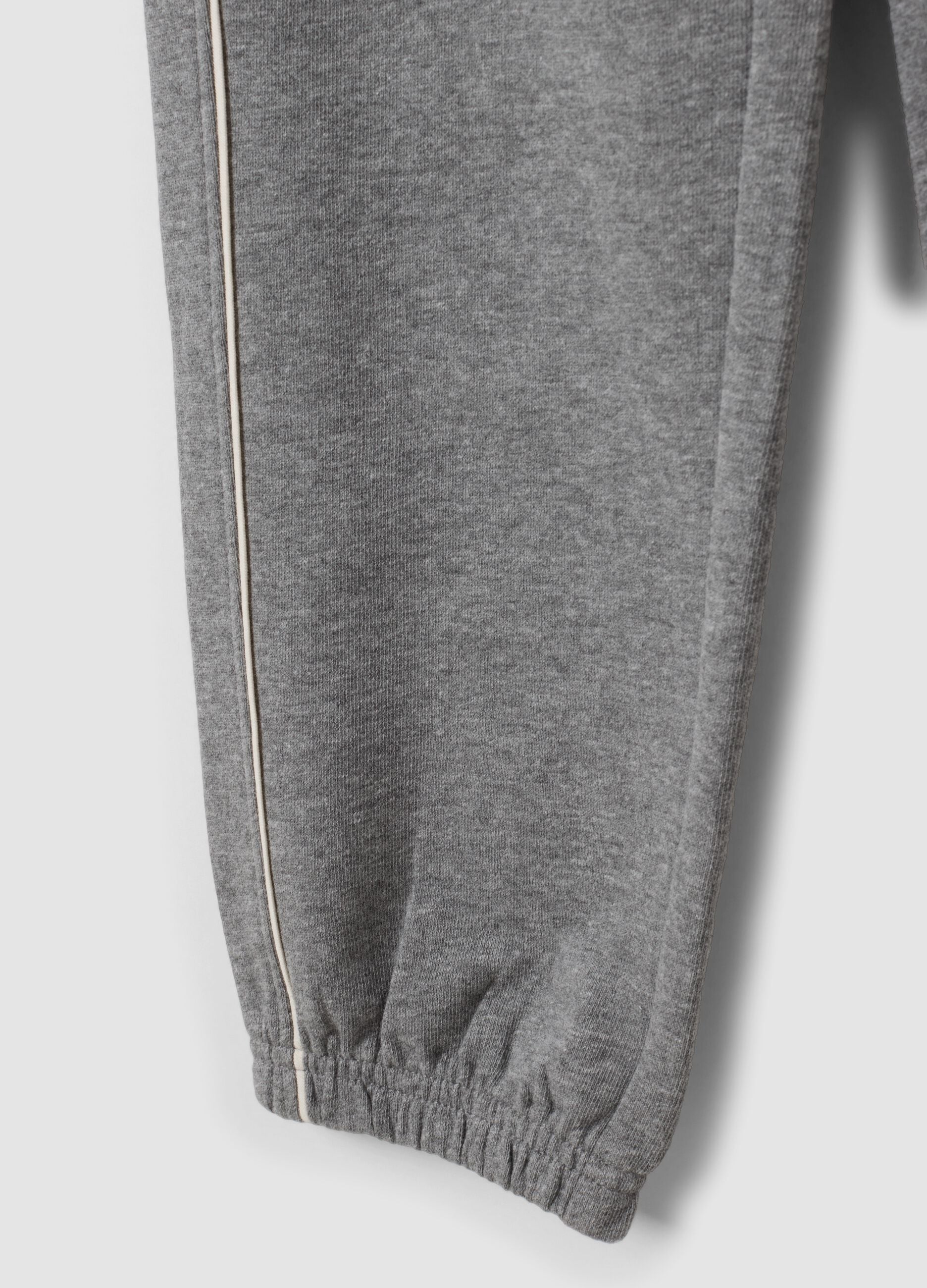 Grey organic cotton comfort-fit joggers for boys