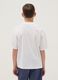 White pure cotton boys&rsquo; oversized T-shirt with print_1